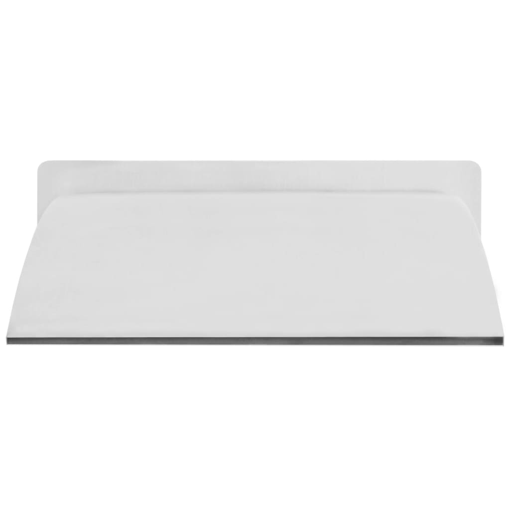 Cascade de piscine en acier inoxydable 30x9x26 cm argent