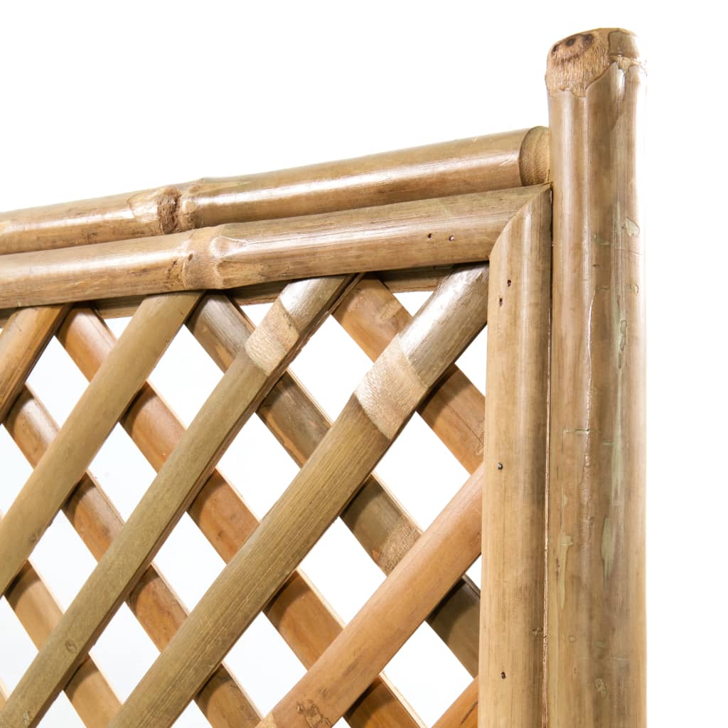 Plant container with trellis bamboo 40 cm