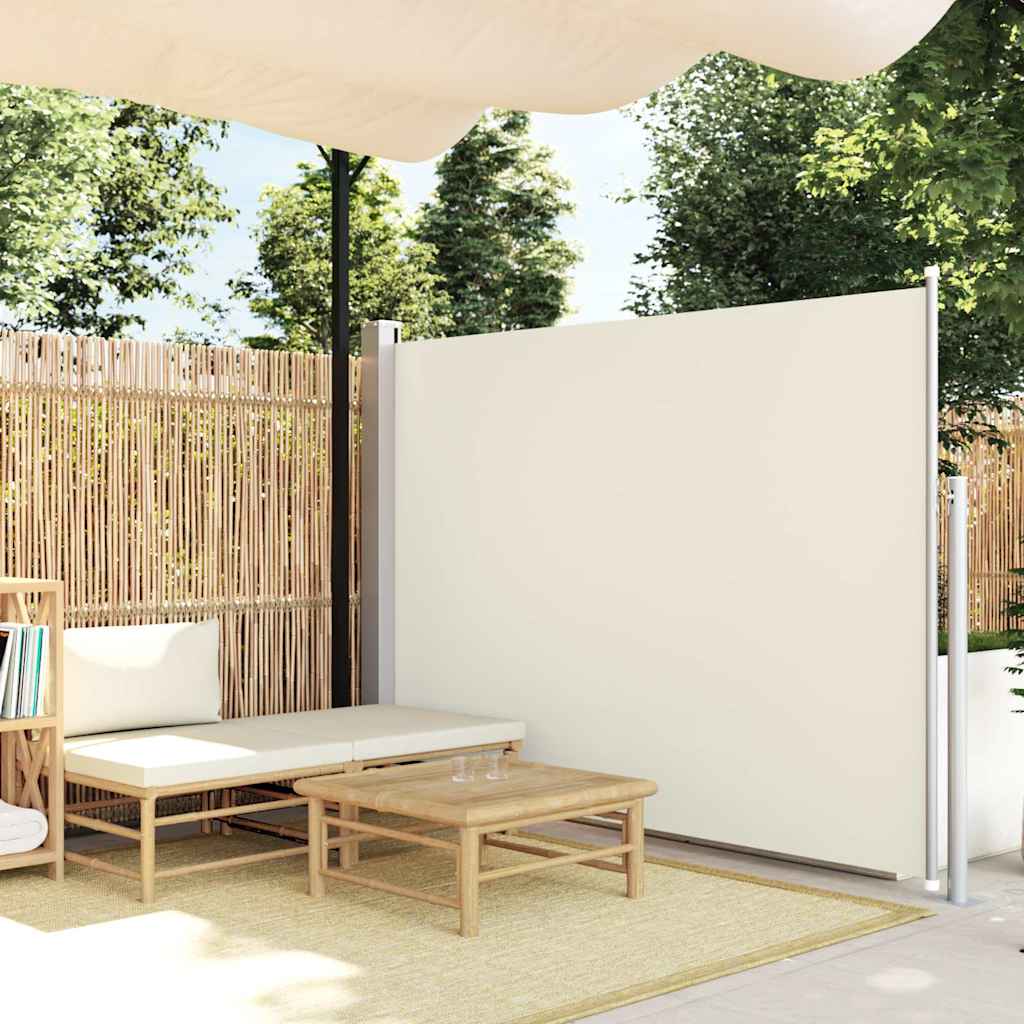 Store latéral extensible 140x300 cm crème