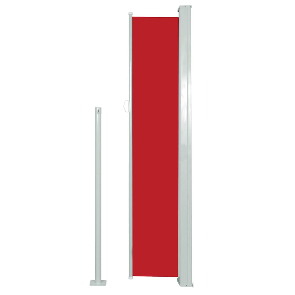 Ausziehbare Seitenmarkise 120x300 cm Rot