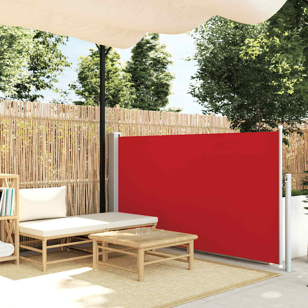 Ausziehbare Seitenmarkise 120x300 cm Rot