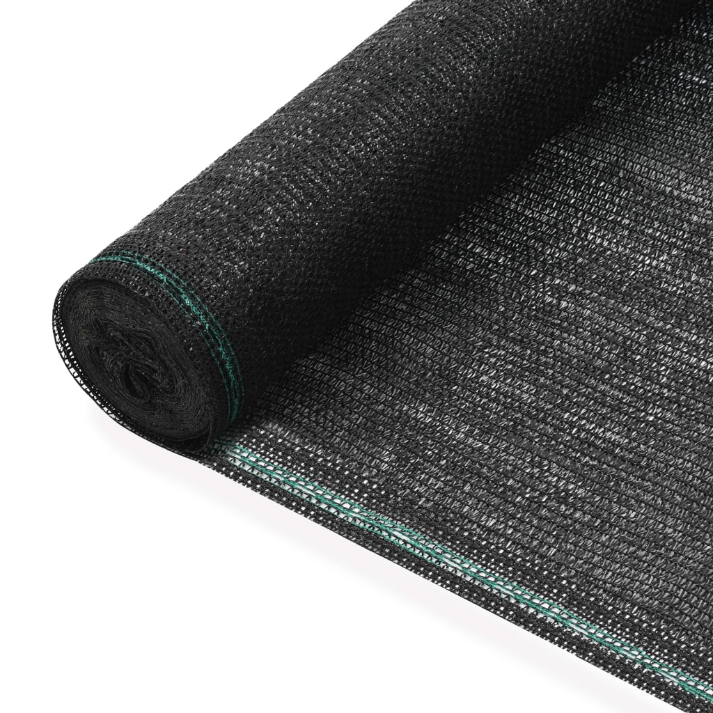 Écran de tennis HDPE 1x100 m noir