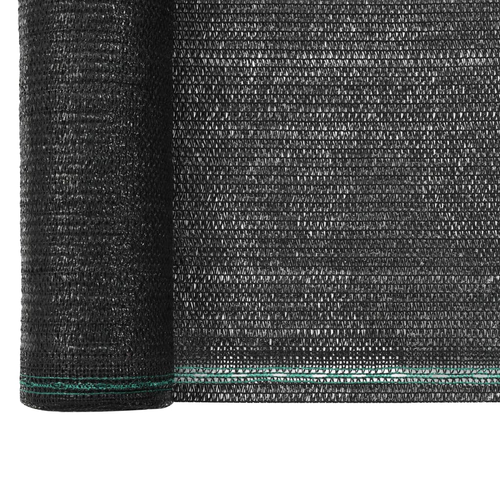 Écran de tennis HDPE 1x100 m noir