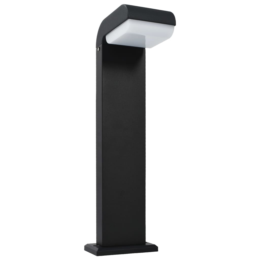 Garden light LED 9 W black oval
