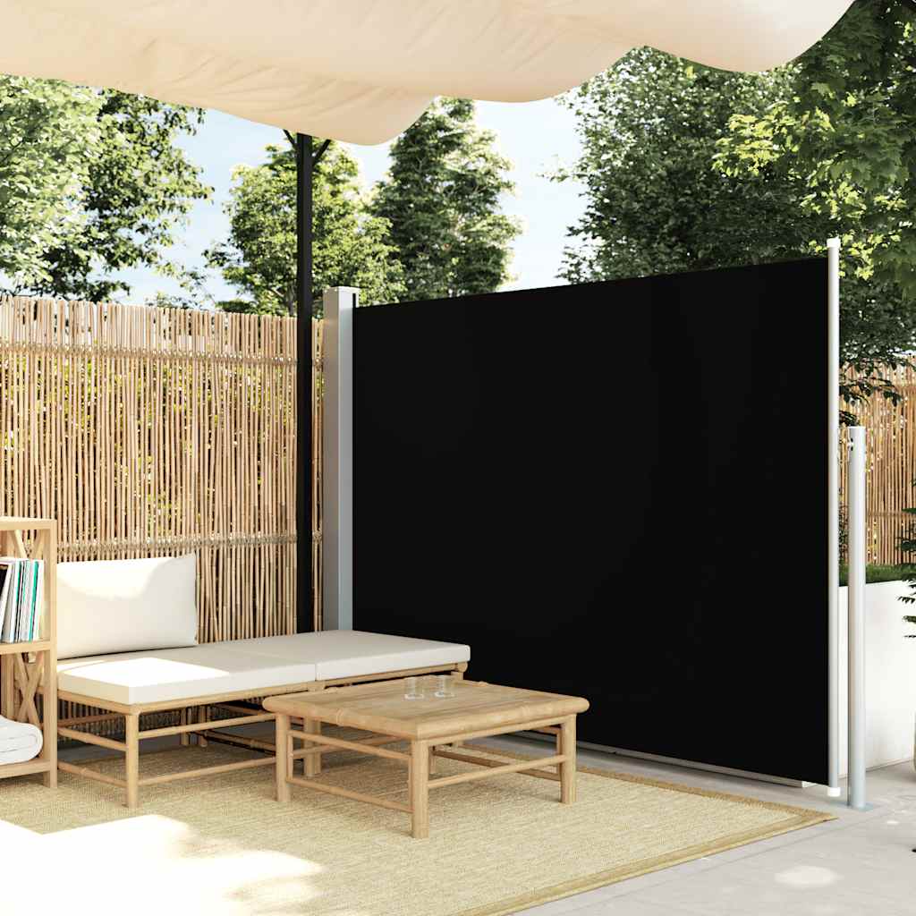 Auvent latéral 160x300 cm noir