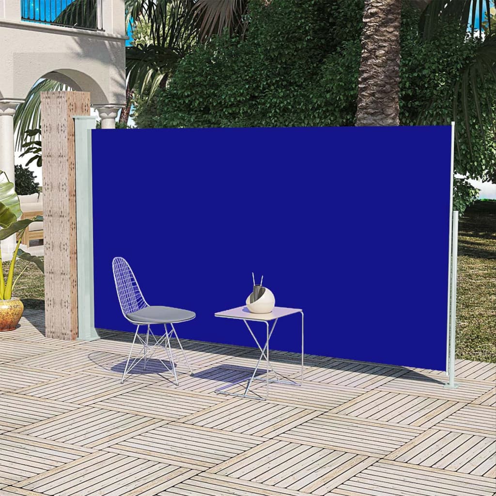 Auvent latéral 160x300 cm bleu
