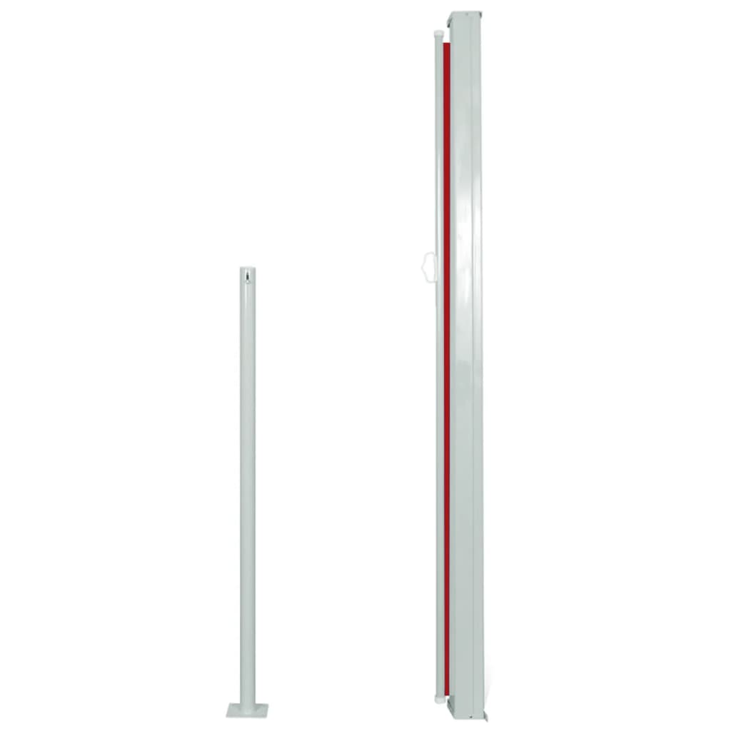 Side awning 160x300 cm red