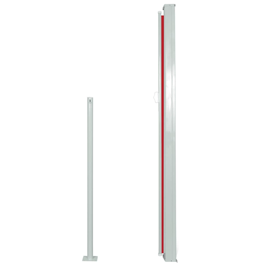 Auvent latéral 160x300 cm rouge