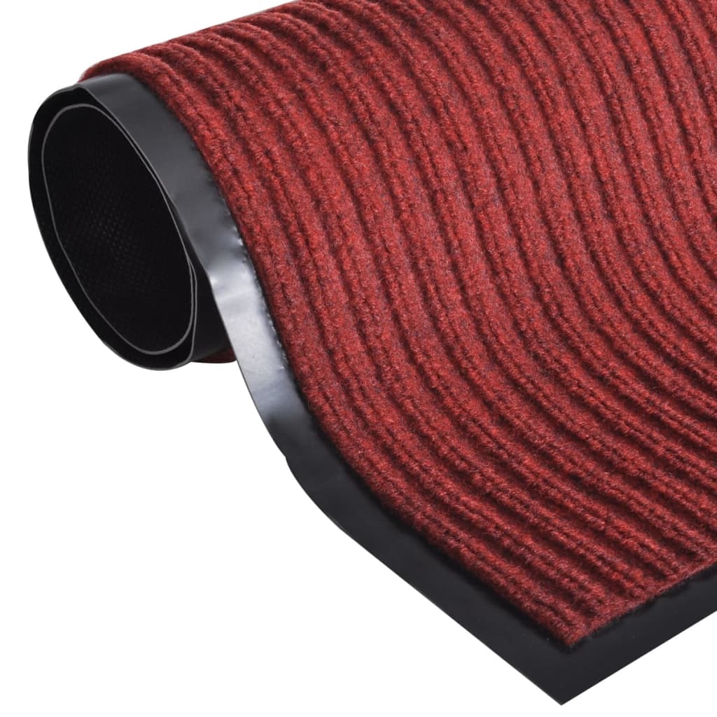 Rote PVC Türmatte 90 x 120 cm