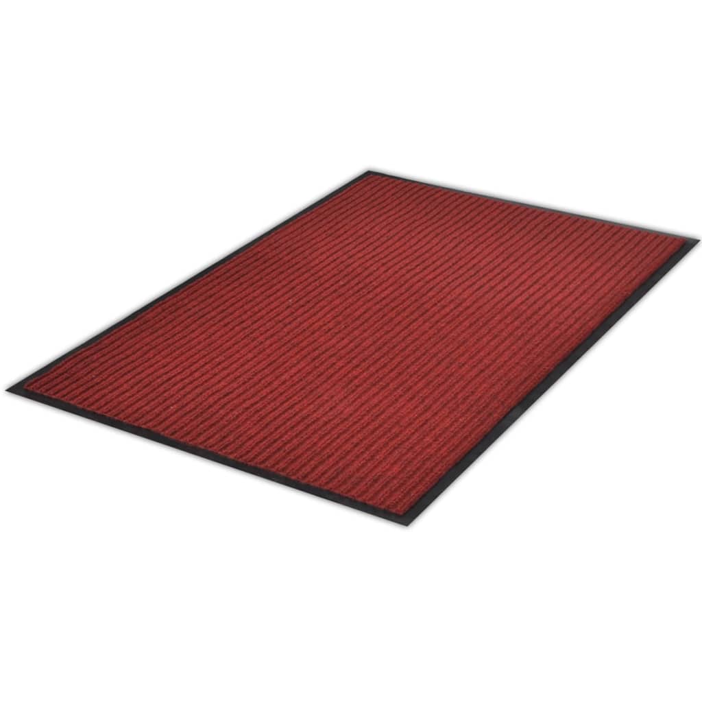 Rote PVC Türmatte 90 x 120 cm