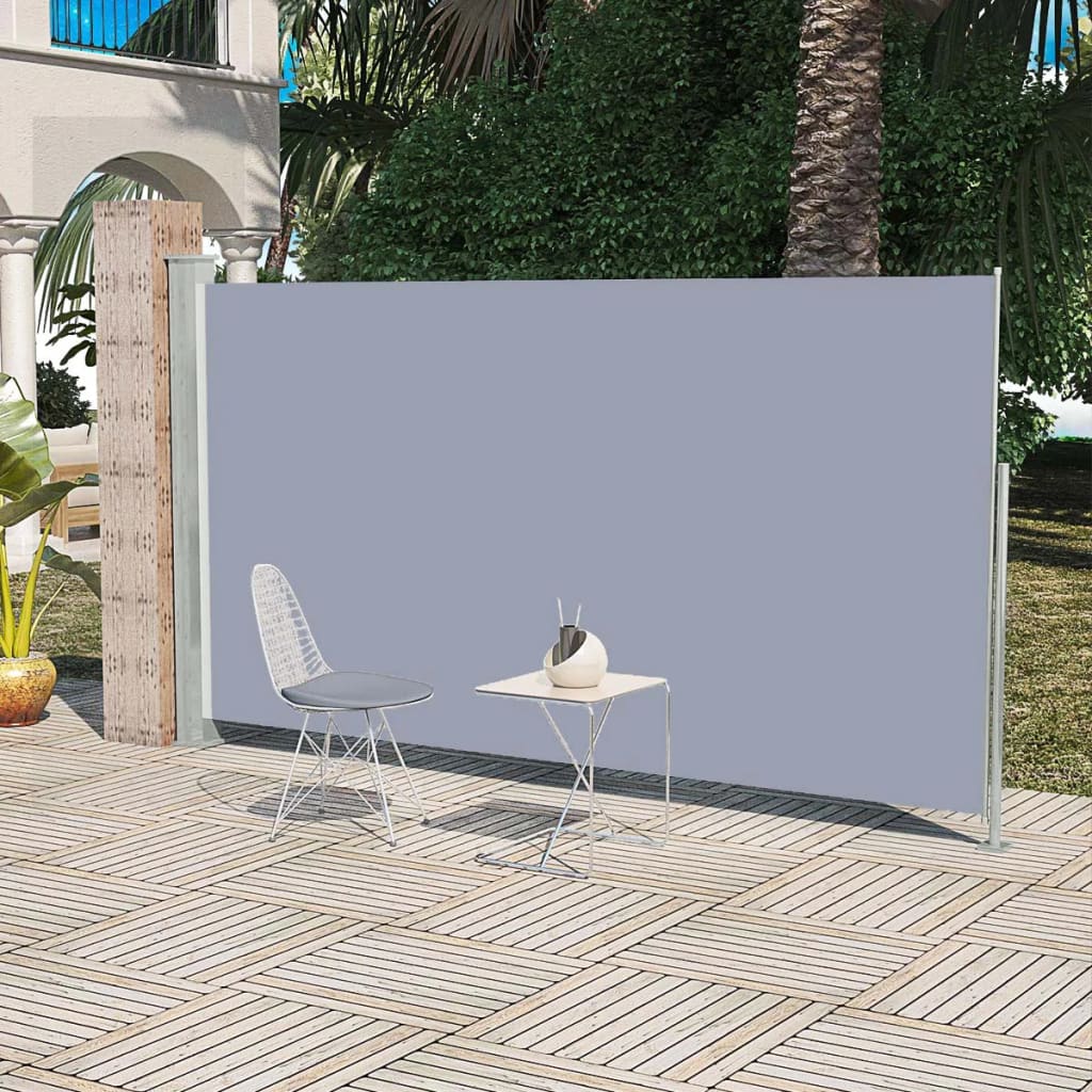 Store latéral extensible 160x300 cm gris