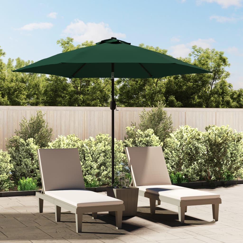 LED cantilever shade 3 m green