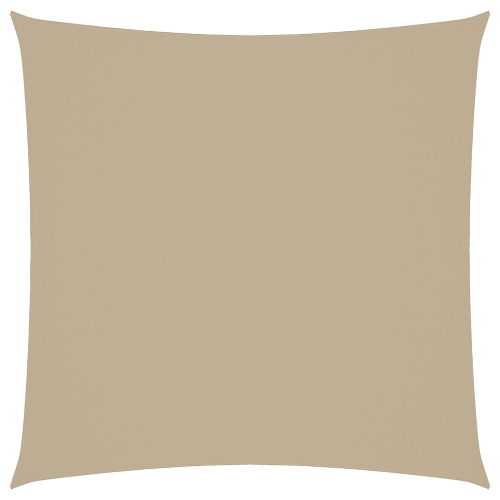 Awning Oxford fabric square 3.6x3.6 m beige