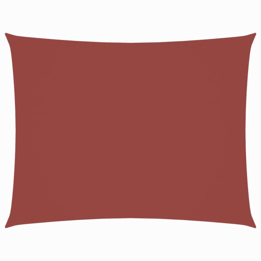 Awning Oxford fabric rectangular 2x4 m terracotta red