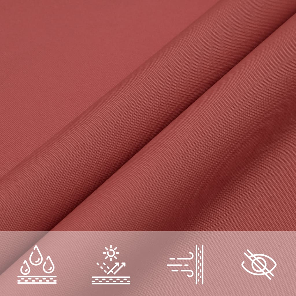 Awning Oxford fabric rectangular 2x4 m terracotta red