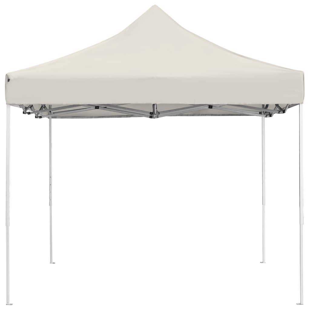 Professional party tent foldable aluminum 4.5x3 m cream