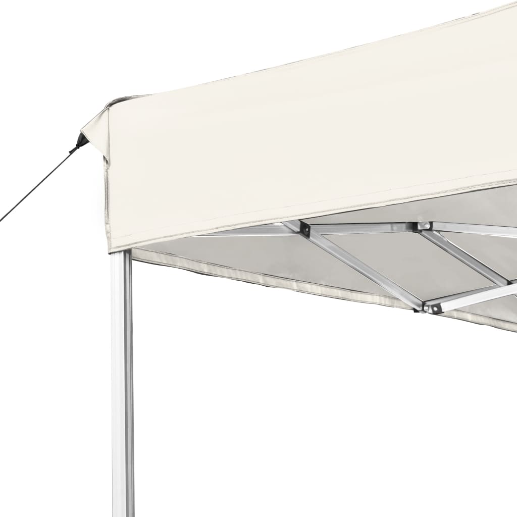 Professional party tent foldable aluminum 4.5x3 m cream