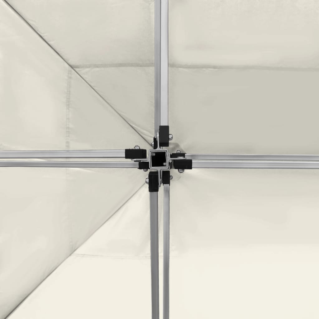 Professional party tent foldable aluminum 4.5x3 m cream