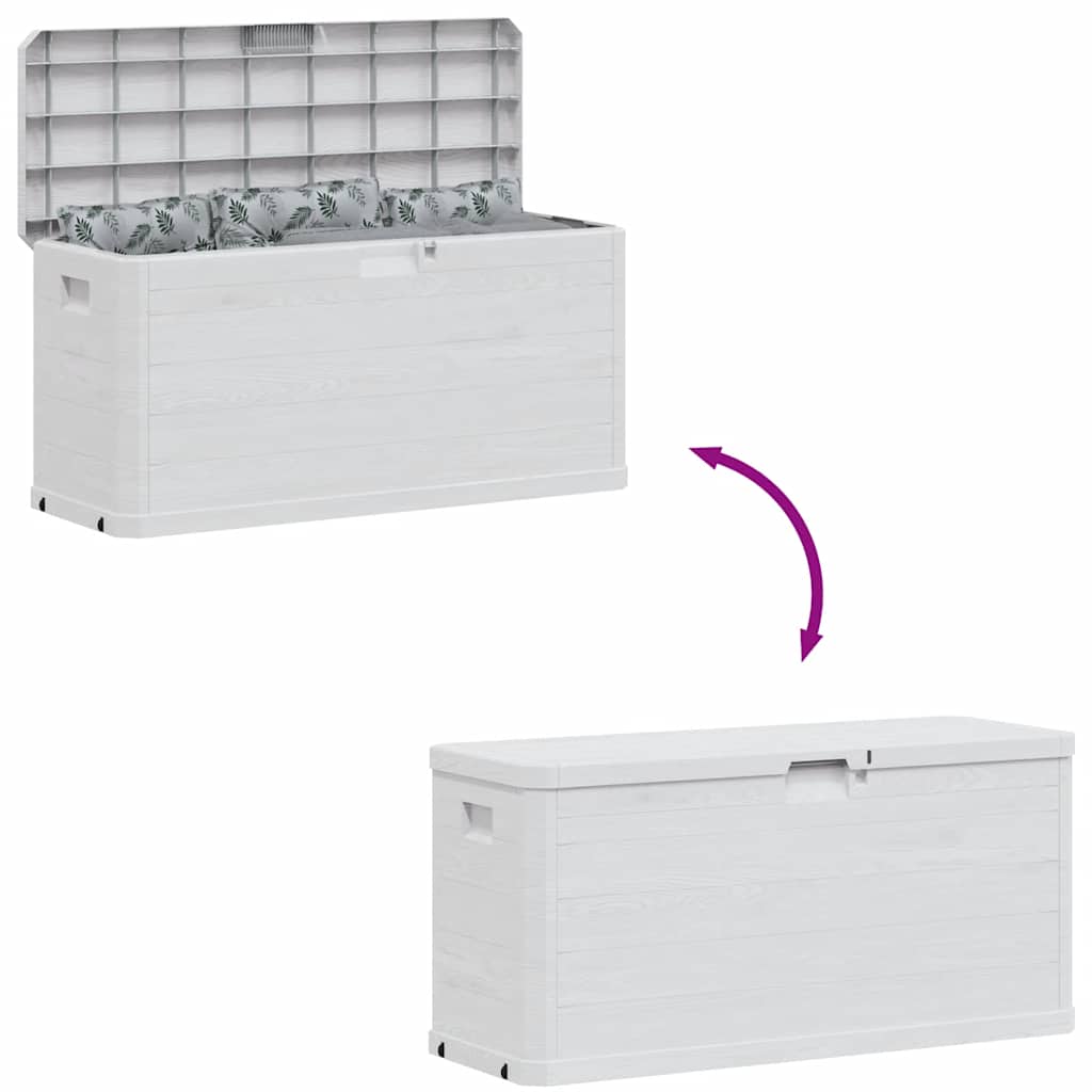 Garten-Aufbewahrungsbox 280 L Hellgrau