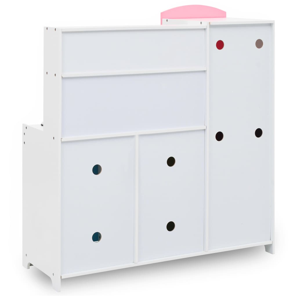 Children's play kitchen MDF 80 x 30 x 85 cm multicolored