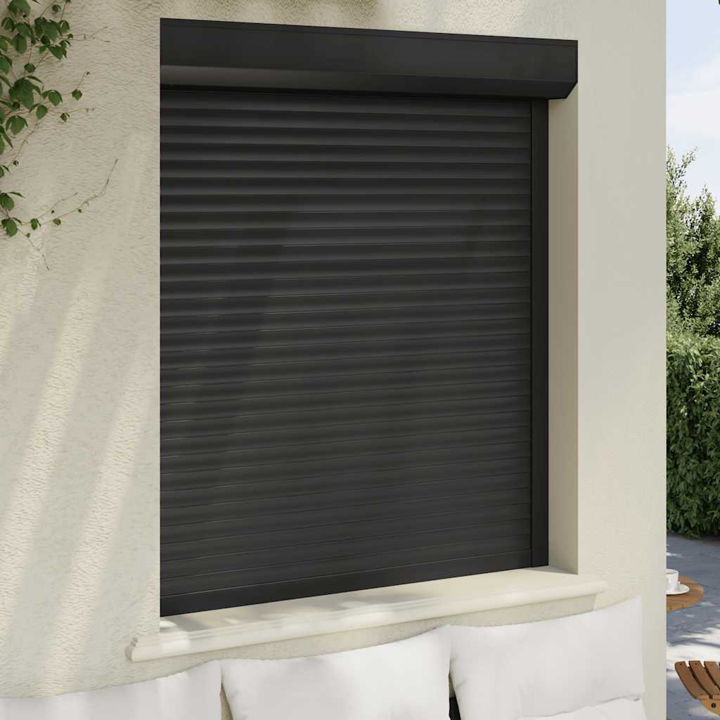 Rollladen Aluminium 110x130 cm Anthrazit
