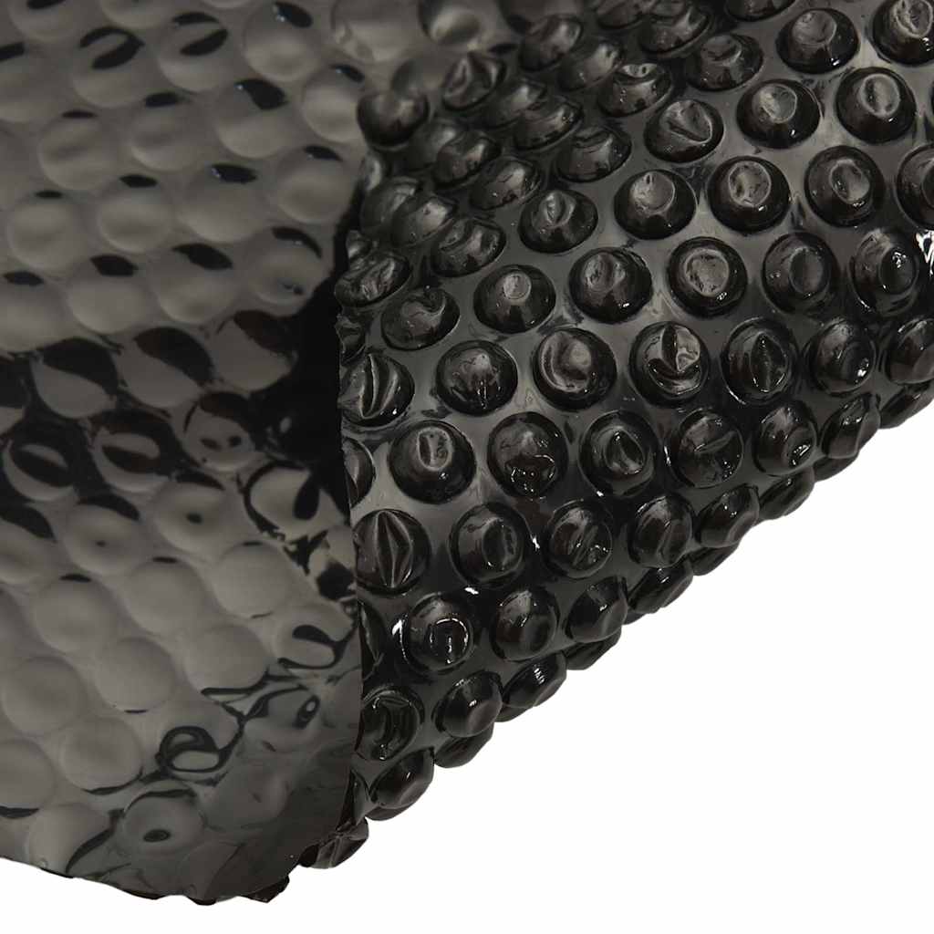 Couverture de piscine noire 260x160 cm PE