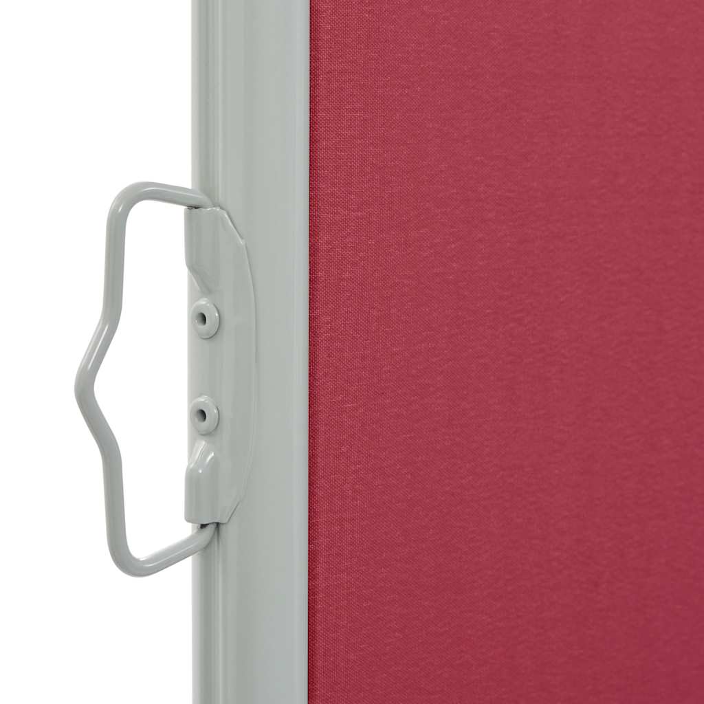 Auvent latéral extensible 100x300 cm rouge