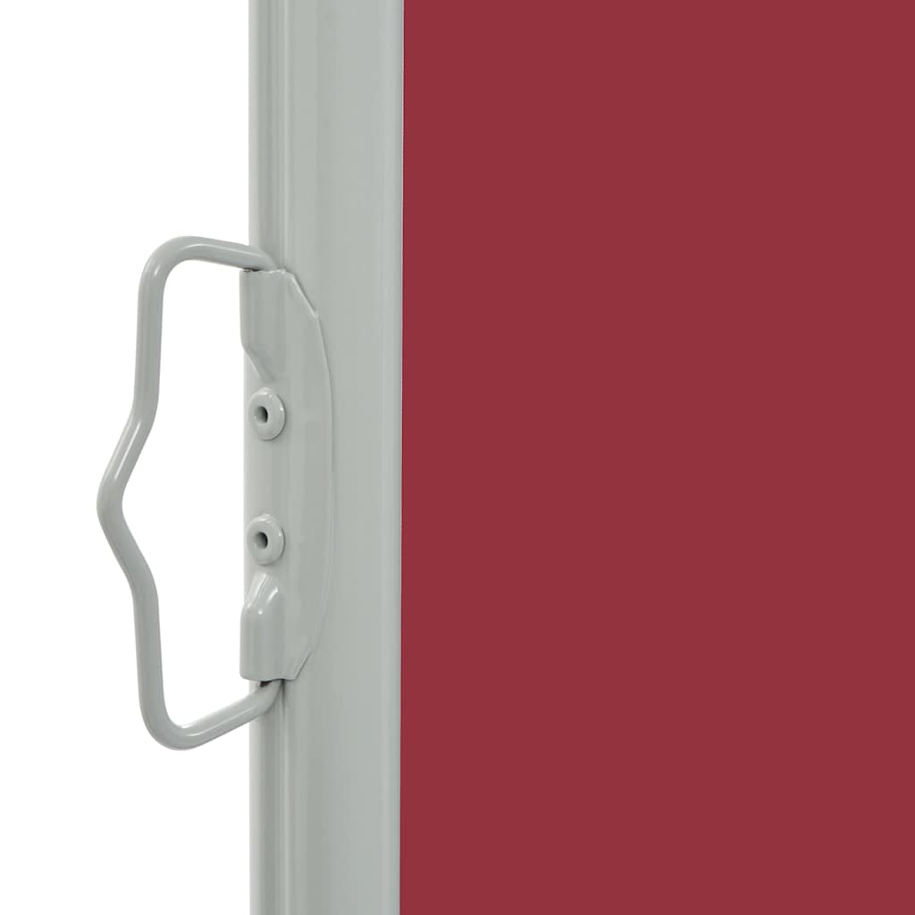Extendable side awning 160x300 cm red
