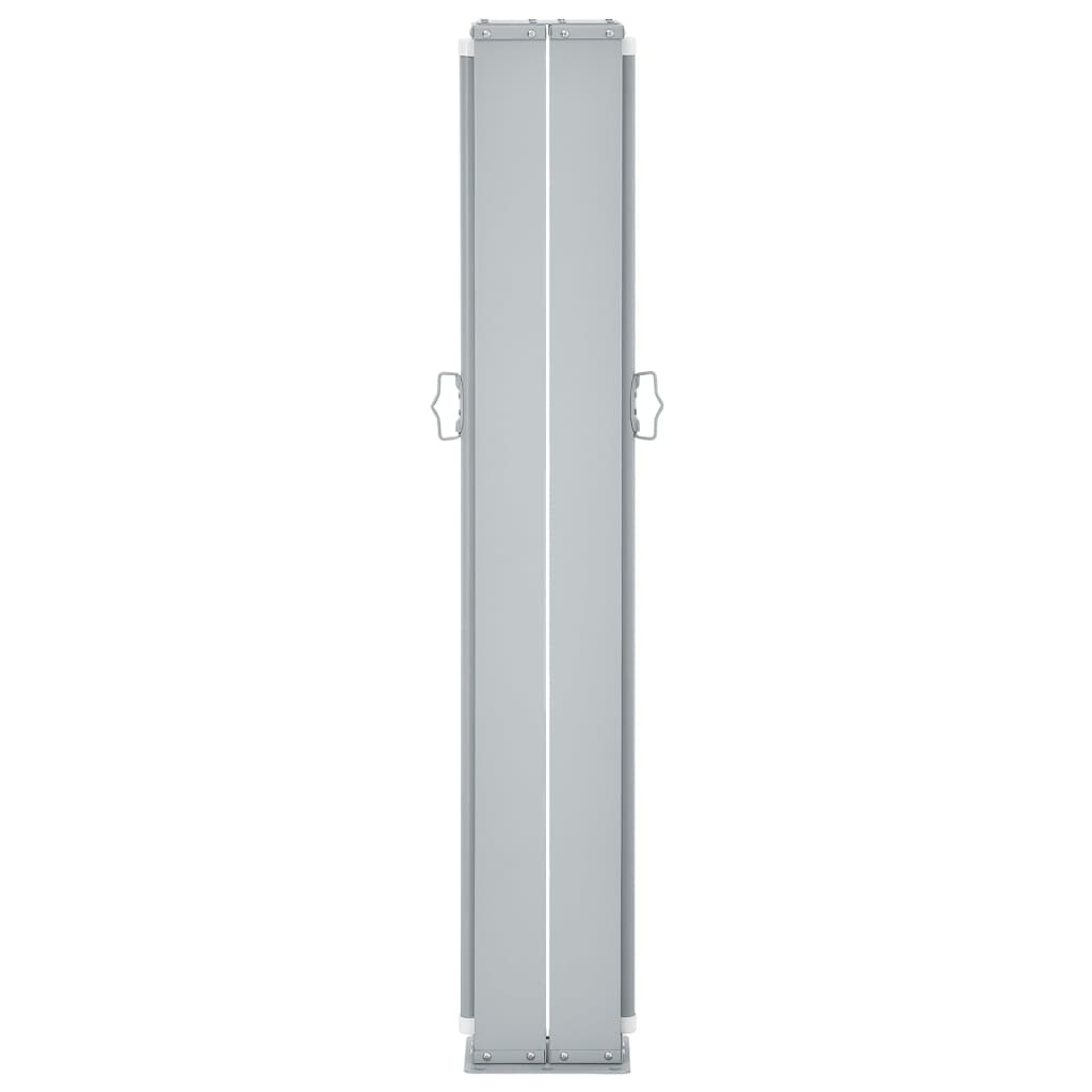 Extendable side awning red 120 x 600 cm
