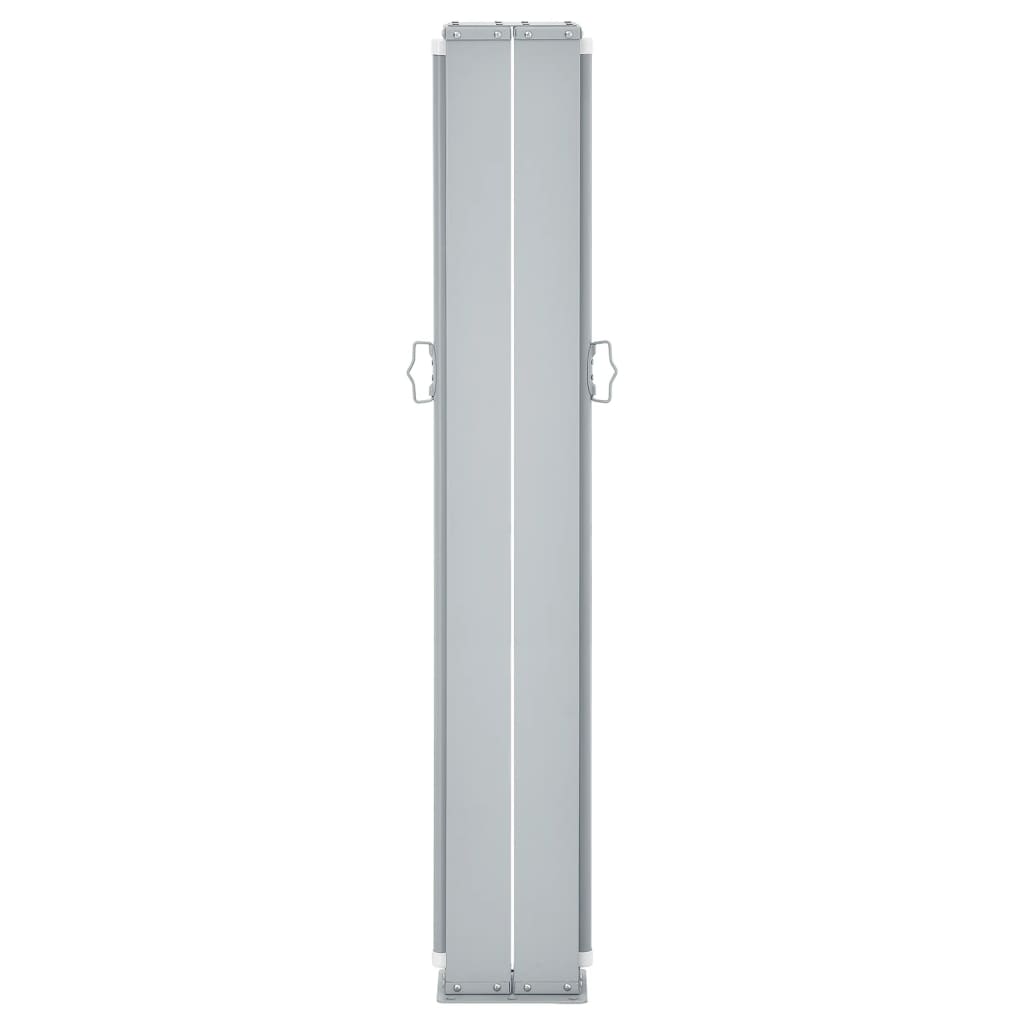 Extendable side awning blue 140 x 600 cm