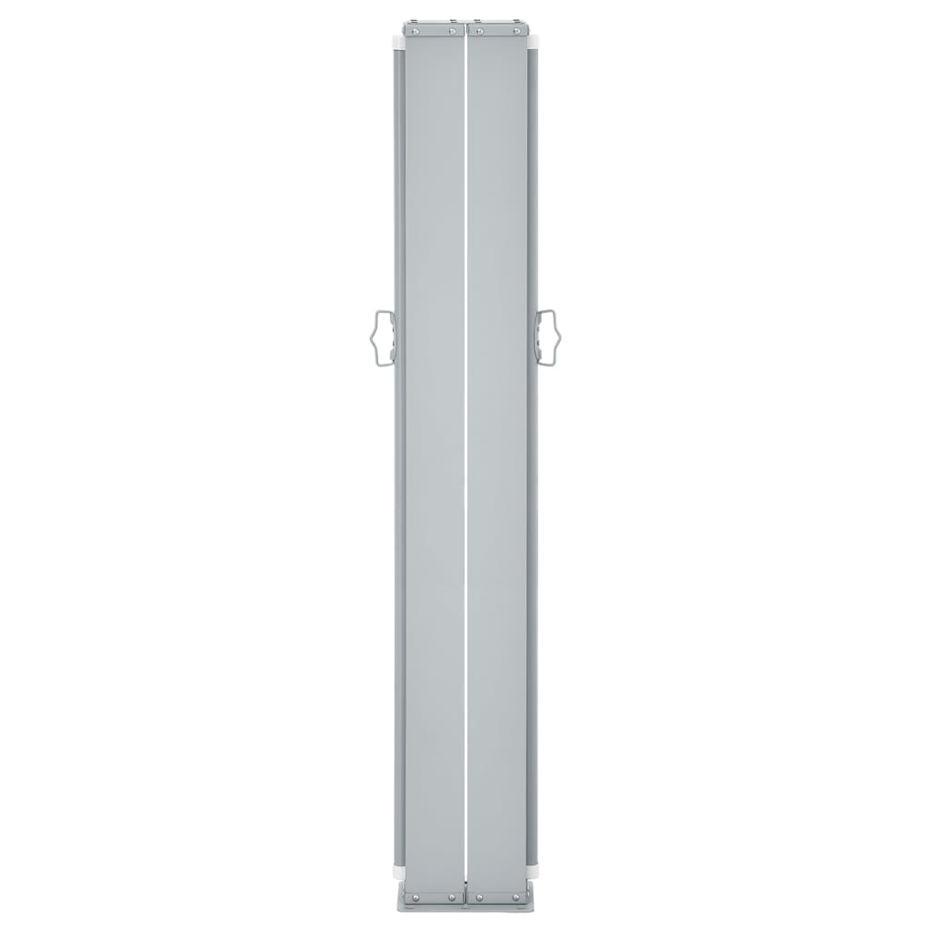 Extendable side awning red 140 x 600 cm
