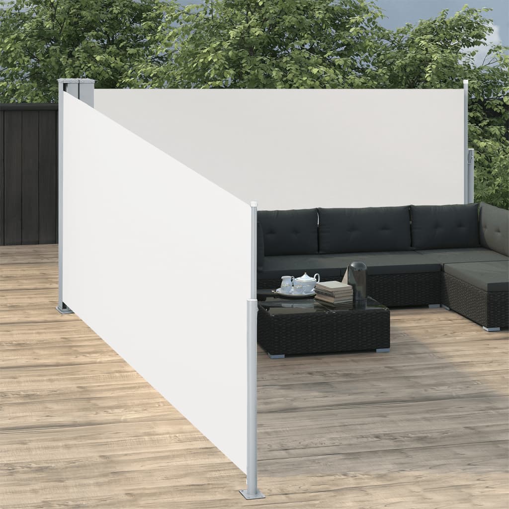 Store latéral extensible crème 100 x 1000 cm