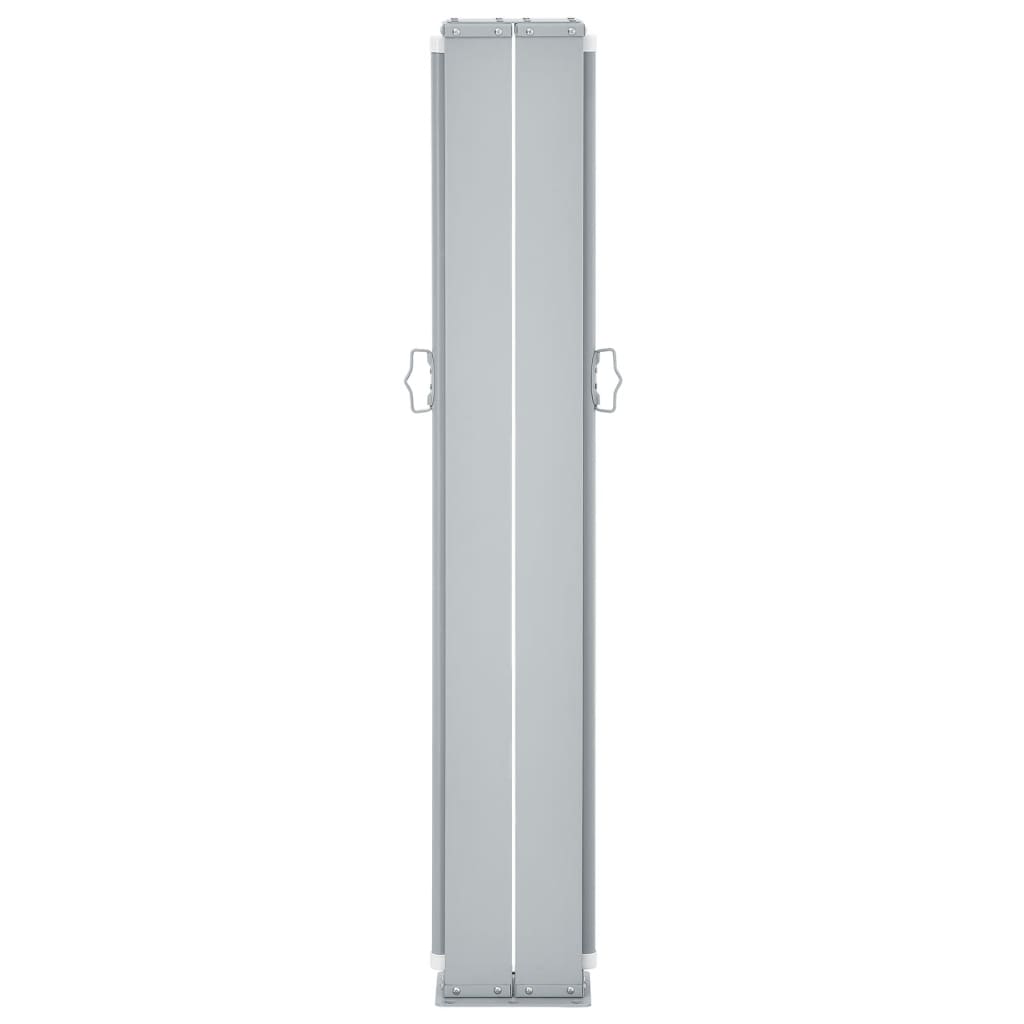 Extendable side awning red 100 x 1000 cm
