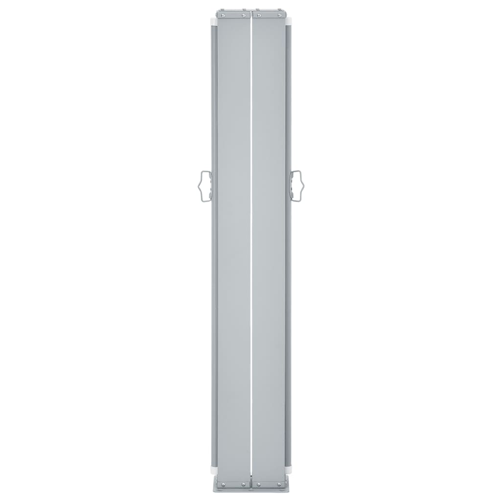 Extendable side awning red 120 x 1000 cm
