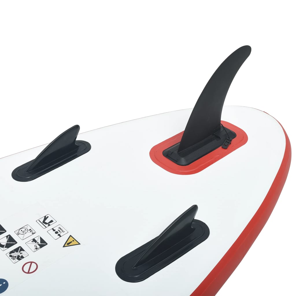 SUP Board Inflatable Red and White