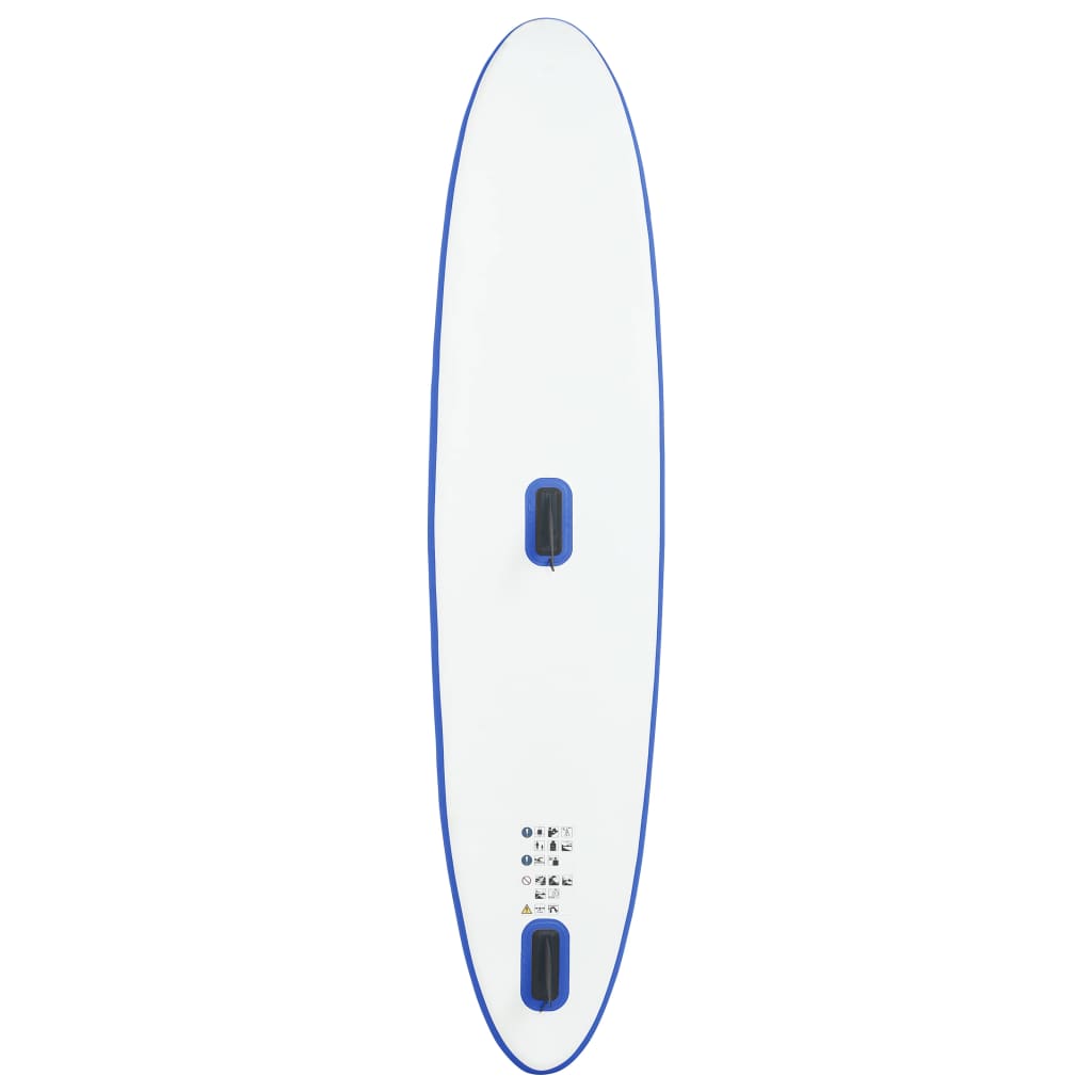 Inflatable SUP Board with Sail Set Blue and White