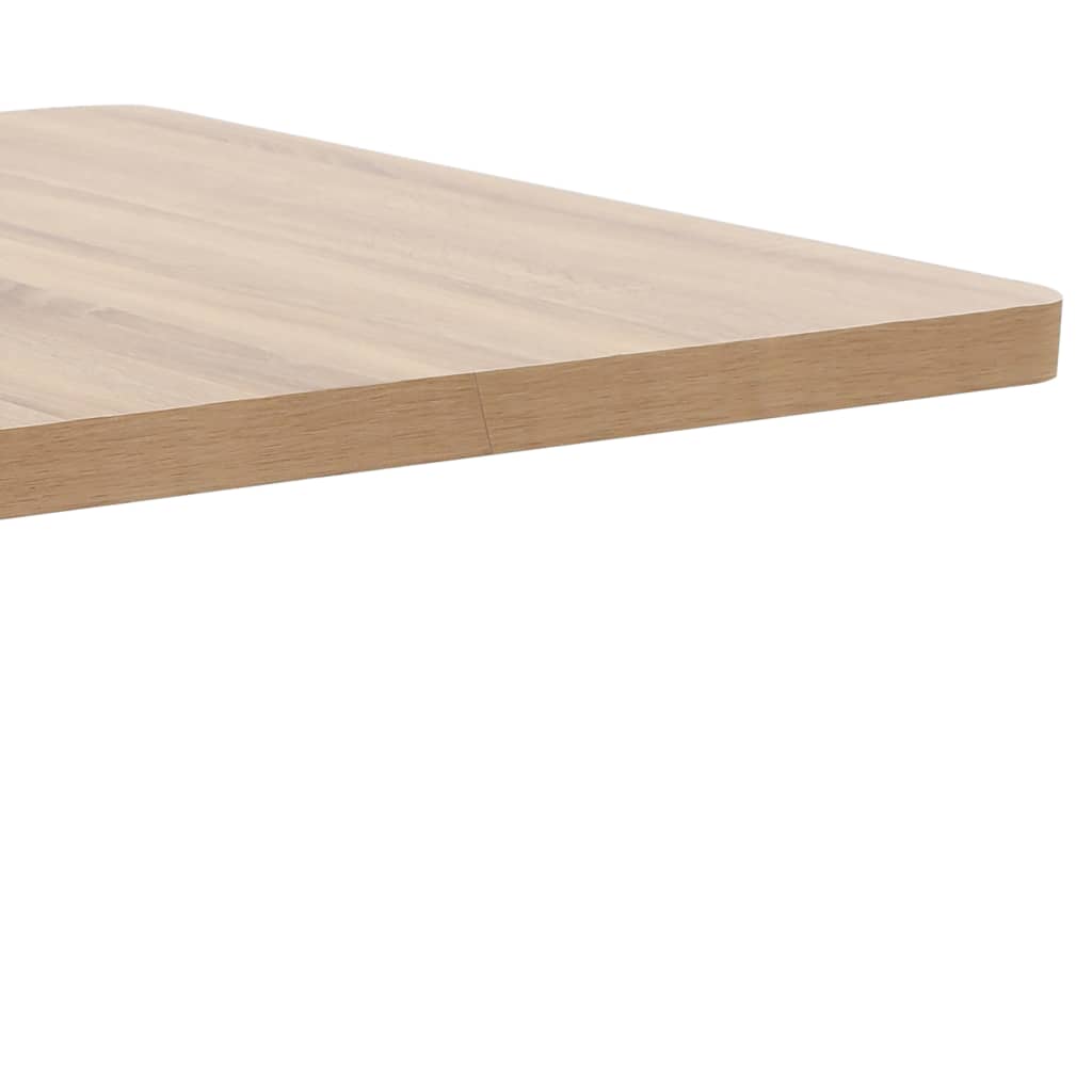 Bistro table light brown 80x80 cm MDF
