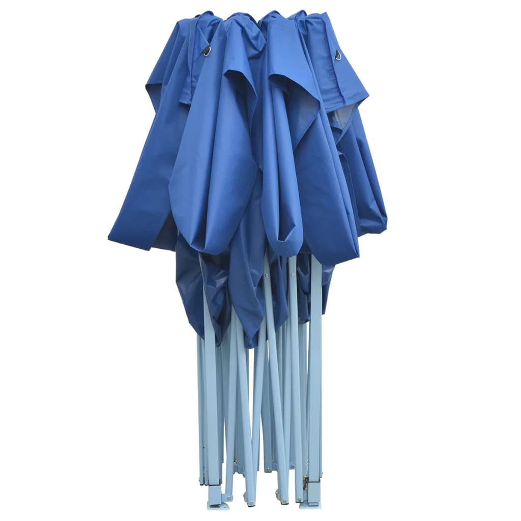 Professional party tent foldable 3x4 m steel blue