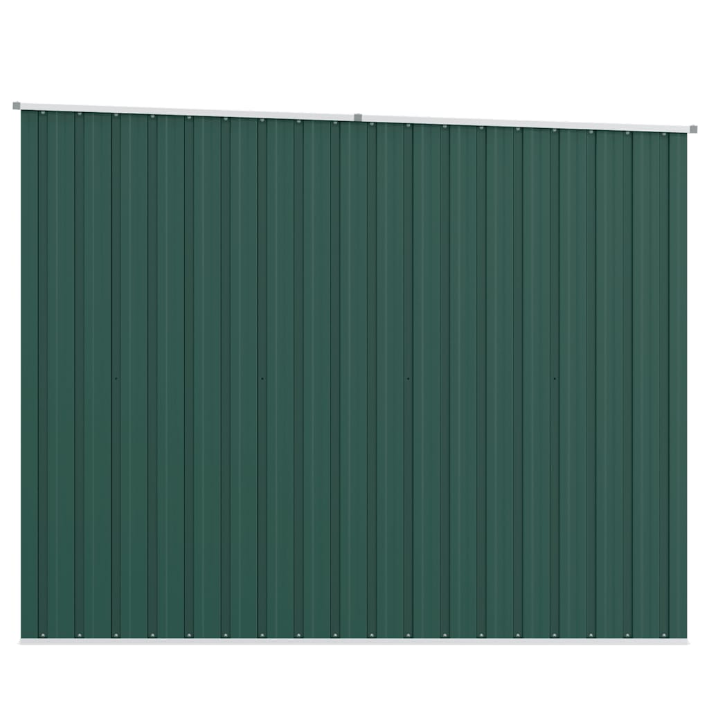 Gerätehaus Grün 195x198x159 cm Verzinkter Stahl