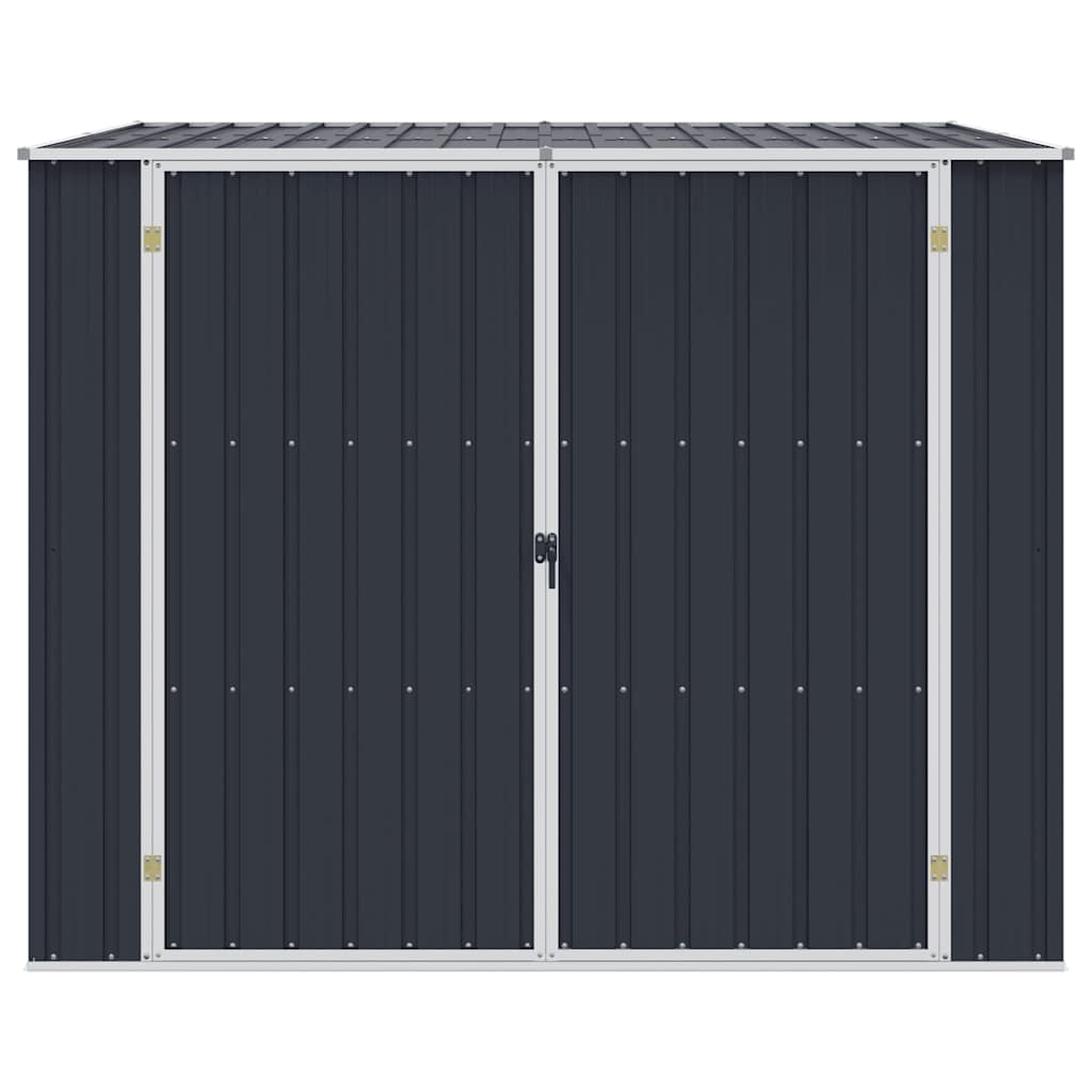 Gerätehaus Anthrazit 195x198x159 cm Verzinkter Stahl