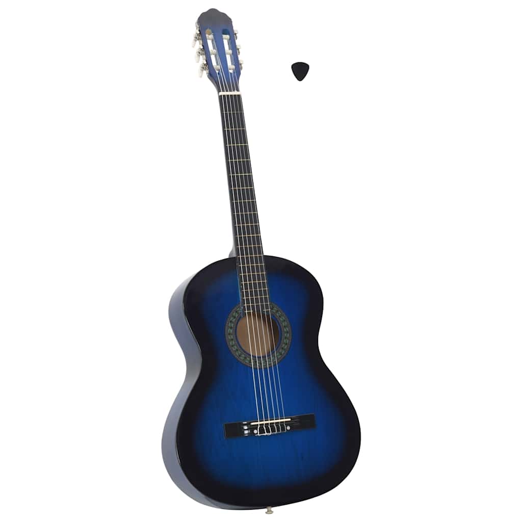 Classical guitar for beginners Blue 4/4 39" basswood