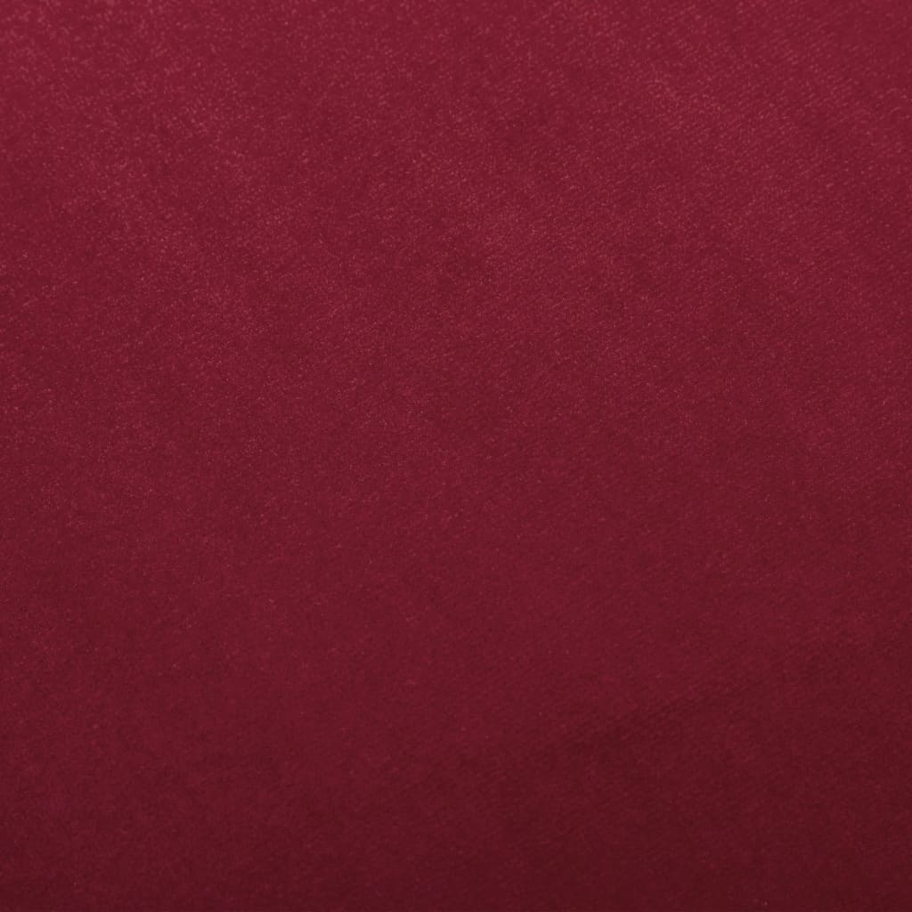 Rocking chair wine red velvet