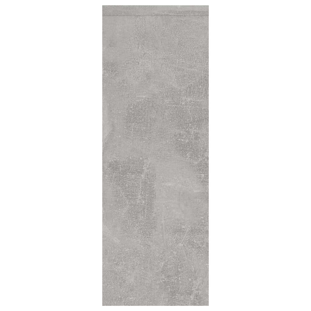 Étagère murale gris béton 45,1x16x45,1 cm en bois