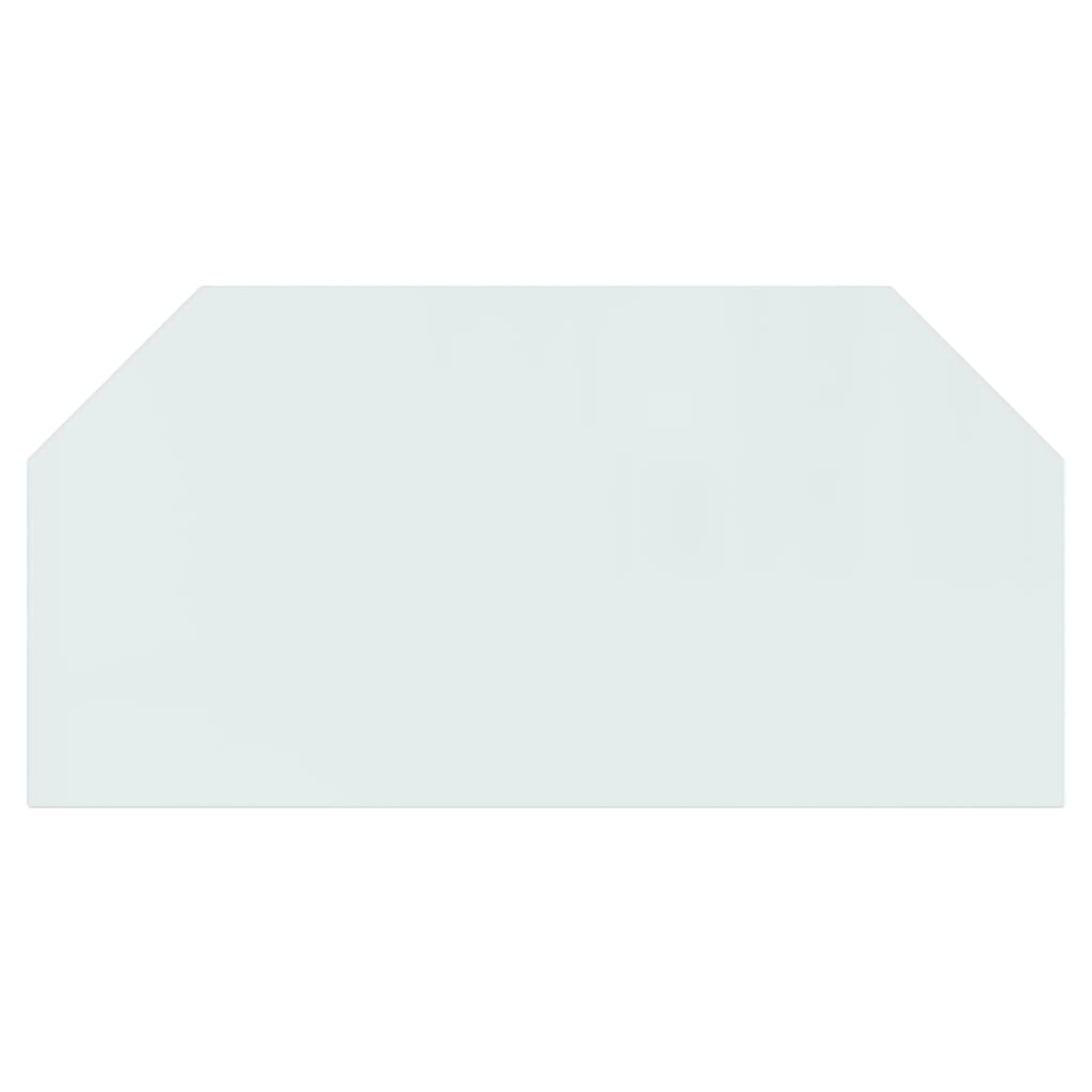 Kaminofen Glasplatte Sechseck 120x60 cm