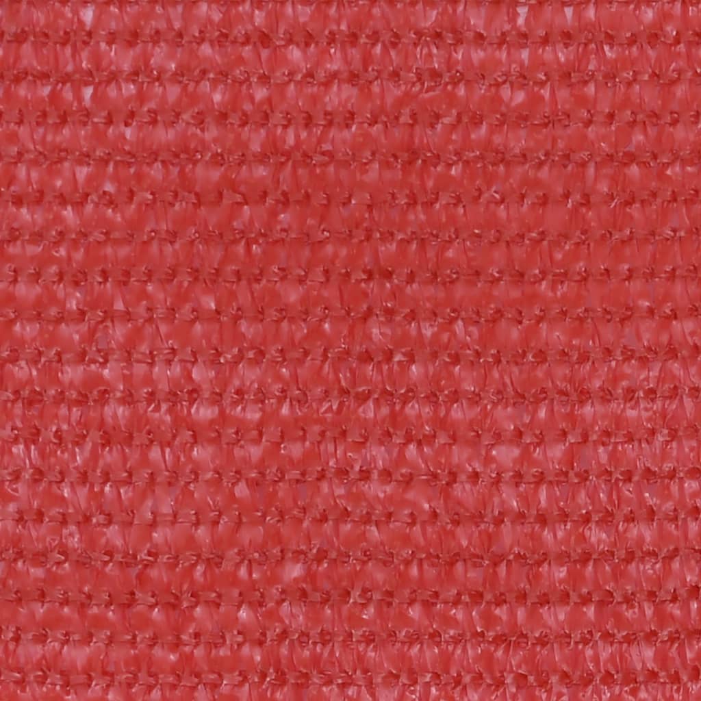 Balcony privacy screen red 75x600 cm HDPE