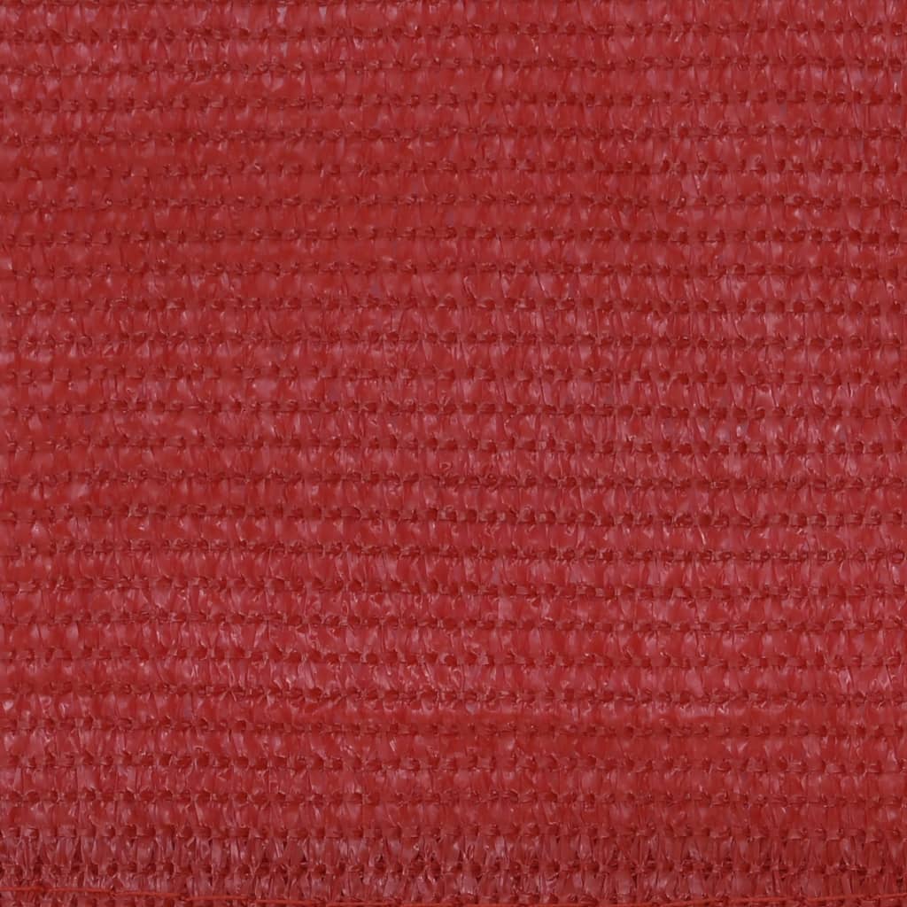 Balkon-Sichtschutz Rot 90x400 cm HDPE