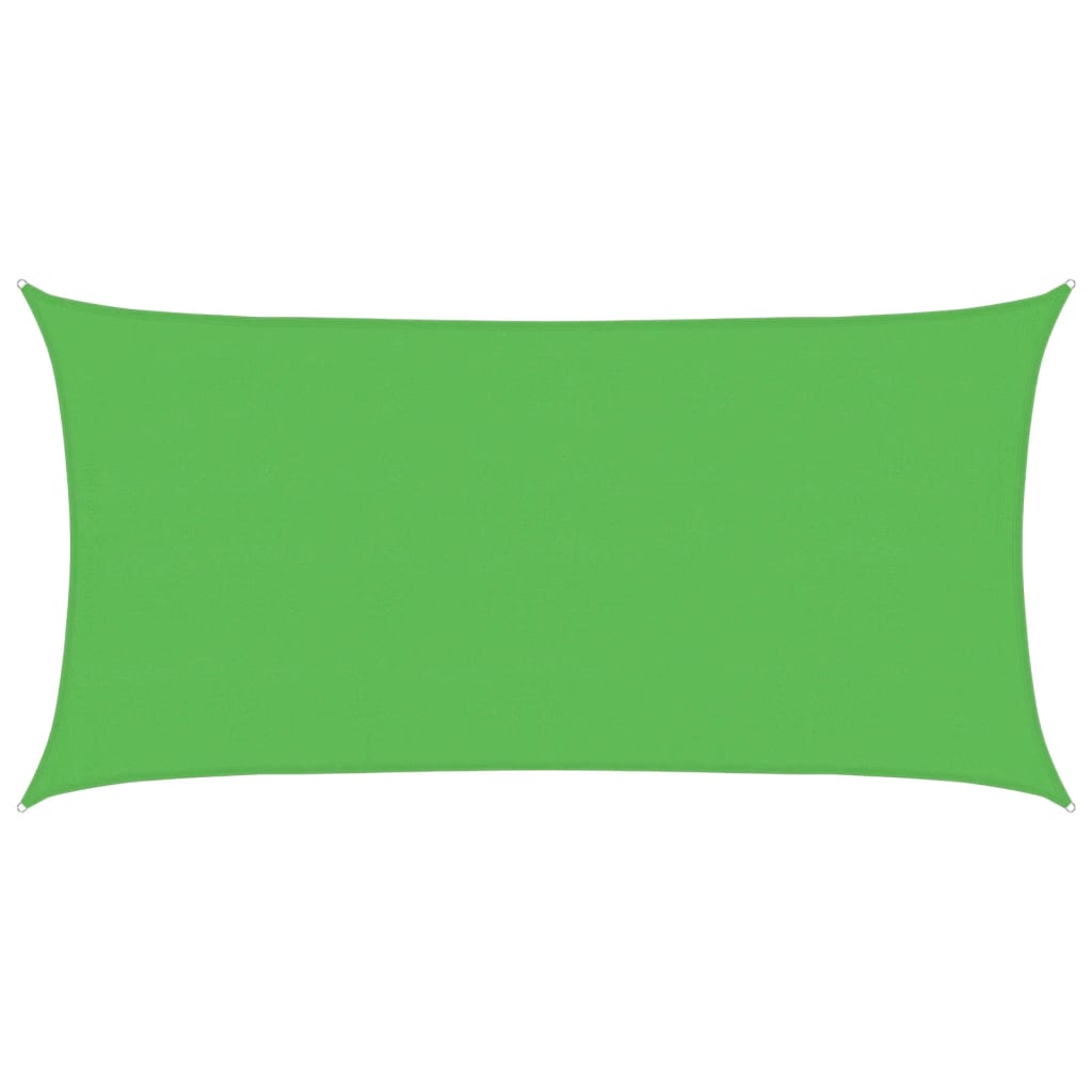 Sonnensegel 160 g/m² Hellgrün 4x7 m HDPE