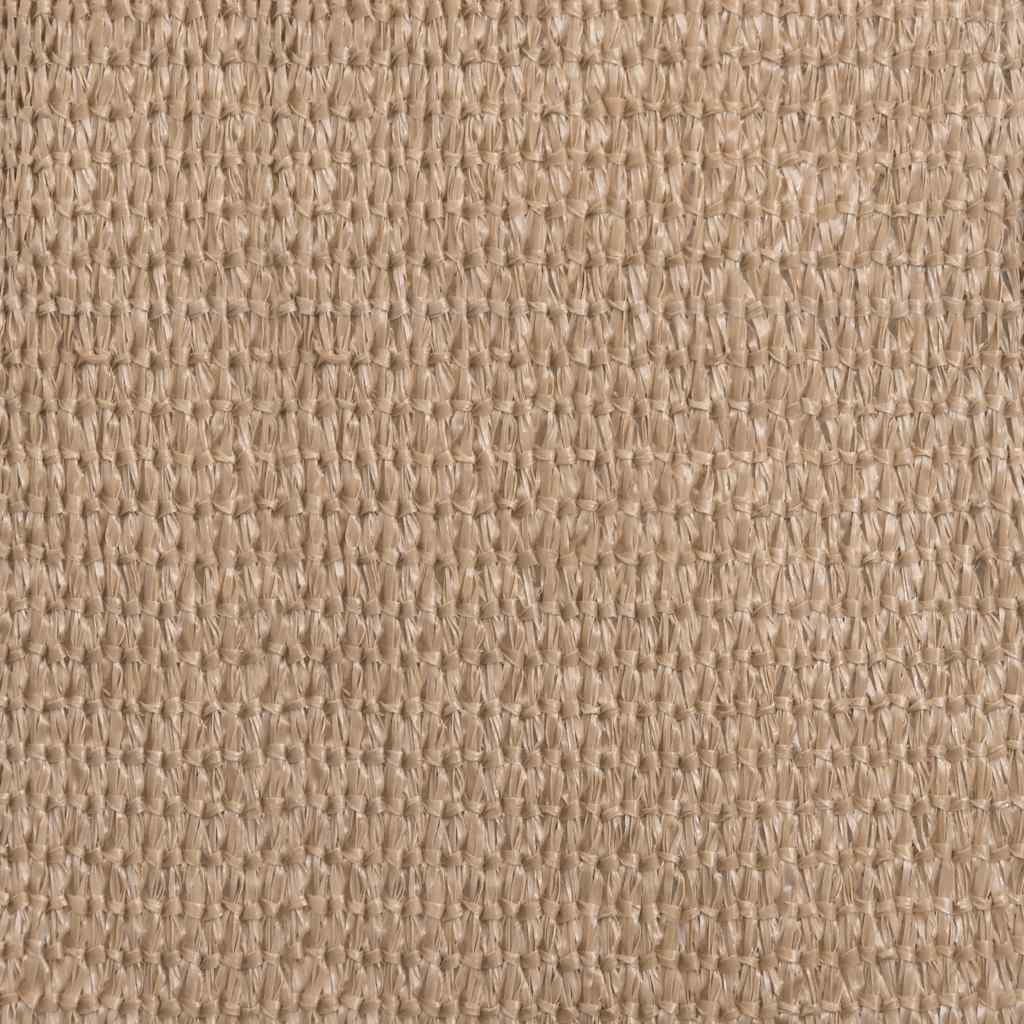 Sonnensegel 160 g/m² Taupe 3,5x3,5x4,9 m HDPE