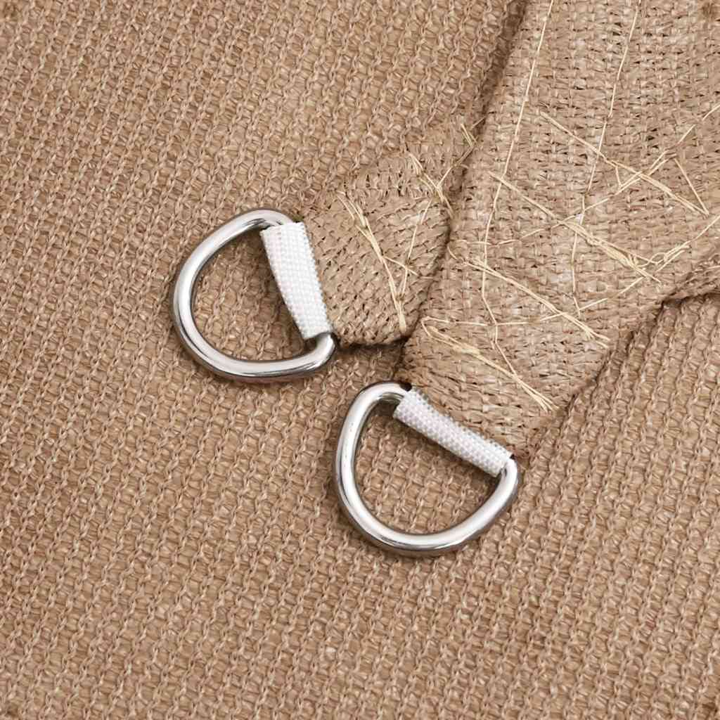 Sonnensegel 160 g/m² Taupe 3/4x2 m HDPE