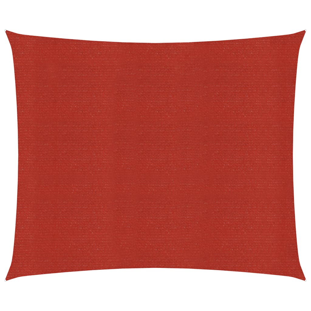 Sonnensegel 160 g/m² Rot 4,5x4,5 m HDPE